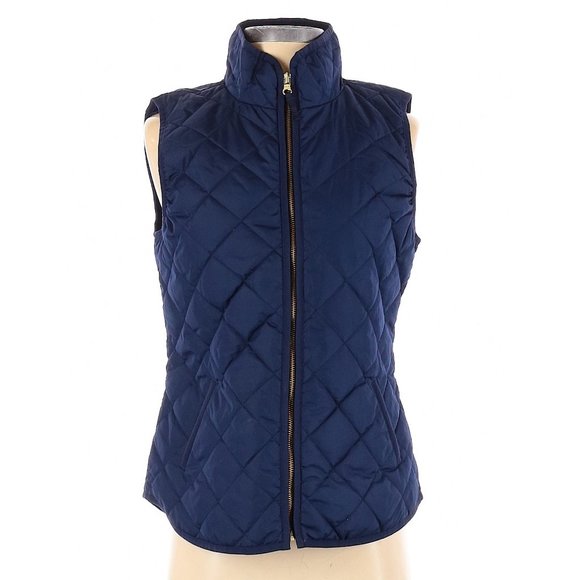 Old Navy Quilted Puffer Vest in Navy BNWOT - Picture 4 of 5
